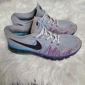 Nike Flyknit Max 620469-005 Women’s Size 7 Running Shoes – Purple Vivid Blue
